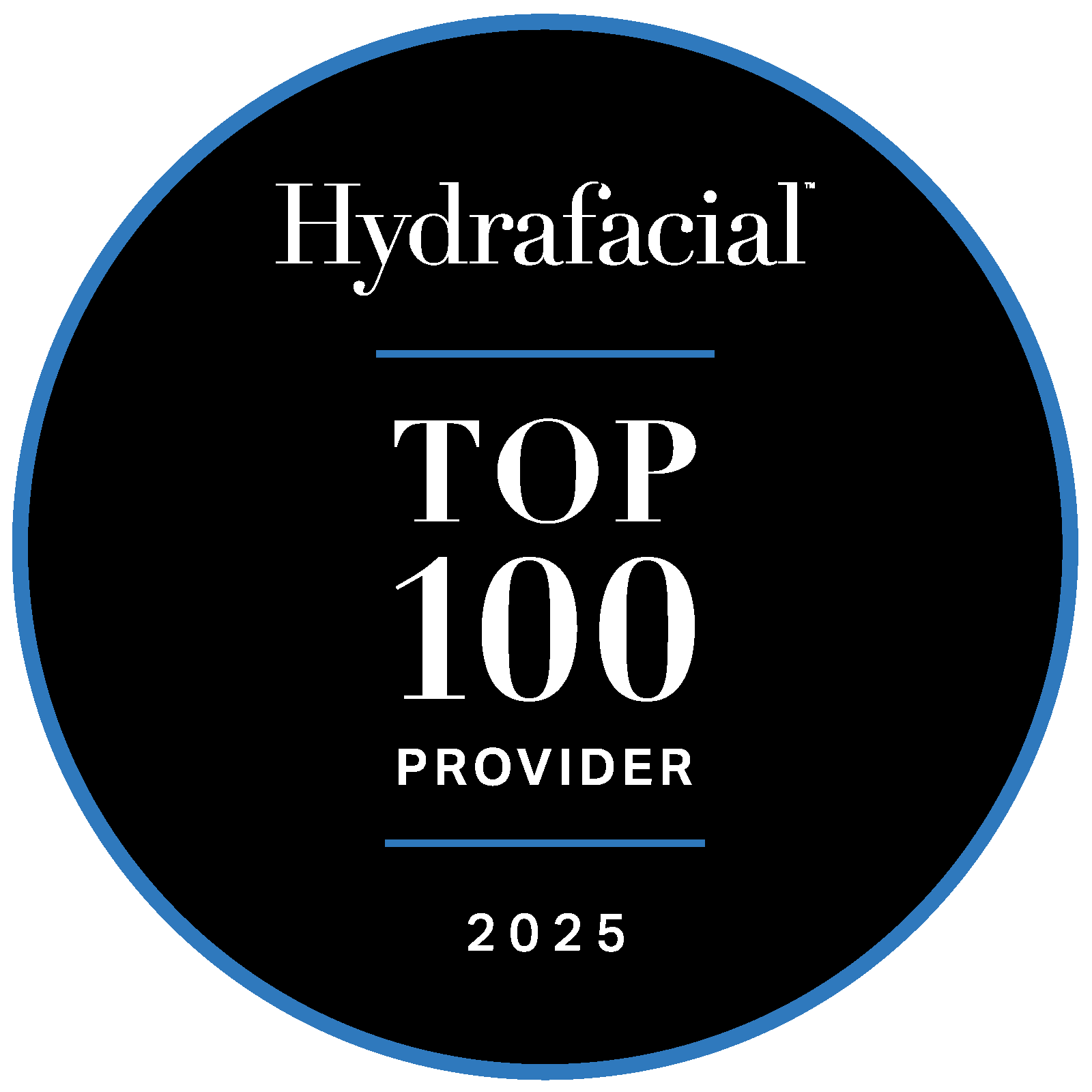Hydrafacial Top 100 Digital Badges