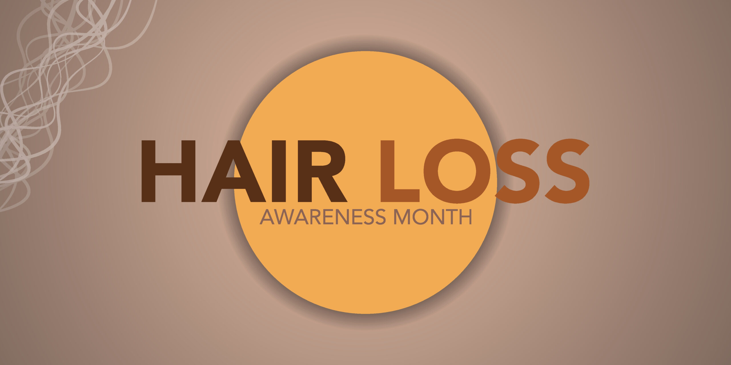 August is National Hair Loss Awareness Month vector illustration. Blue comb with a lock of hair icon vector. Hair Loss drawing. Important day