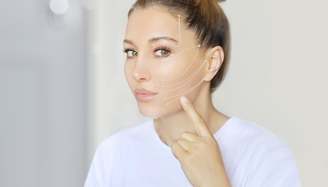 Thread lift procedure ,non-surgical facelift